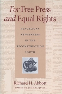 Enlarge image Cover: For Free Press and Equal Rights - University of Georgia Press