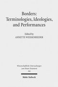 Cover: Borders: Terminologies, Ideologies, and Performances - Mohr Siebeck