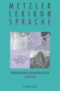 Abbildung von: Metzler Lexikon Sprache - J.B. Metzler