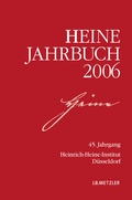 Cover: Heine-Jahrbuch 2006 - J.B. Metzler