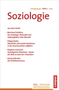 Cover: Soziologie Jg. 46 (2017) 2 - Campus