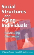Cover: Social Structures and Aging Individuals - Springer Publishing Company