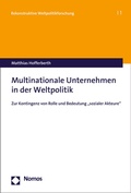 Cover: Multinationale Unternehmen in der Weltpolitik - Nomos