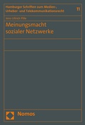 Cover: Meinungsmacht sozialer Netzwerke - Nomos