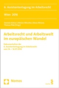 Cover: Arbeitsrecht und Arbeitswelt im europ&auml;ischen Wandel - Nomos