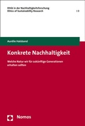 Cover: Konkrete Nachhaltigkeit - Nomos