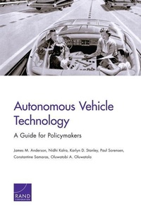 Enlarge image Cover: Autonomous Vehicle Technology - RAND