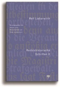 Cover: Rechtshistorische Schriften II - Junkermann, Peter