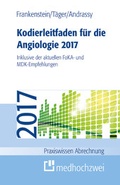 Cover: Kodierleitfaden f&uuml;r die Angiologie 2017 - medhochzwei Verlag