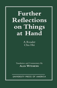 Enlarge image Cover: Further Reflections on Things at Hand - University Press of America