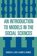 Cover: An Introduction to Models in the Social Sciences - University Press of America