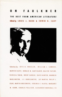 Enlarge image Cover: On Faulkner - Duke University Press