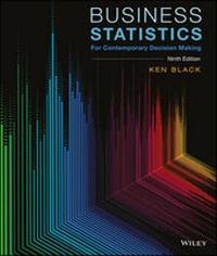 Enlarge image Cover: Business Statistics: For Contemporary Decision Making, 9e Epub with Wileyplus Learning Space Card Set - Wiley