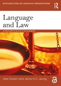 Abbildung von: Language and Law - Routledge