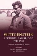 Cover: Wittgenstein: Lectures, Cambridge 1930-1933 - Cambridge University Press