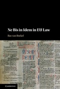 Bild: Ne Bis in Idem in EU Law - Cambridge University Press