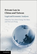 Cover: Private Law in China and Taiwan - Cambridge University Press