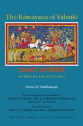 Cover: The Ramayana of Valmiki: An Epic of Ancient India, Volume VI - Princeton University Press