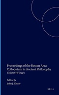 Cover: Proceedings of the Boston Area Colloquium in Ancient Philosophy - University Press of America