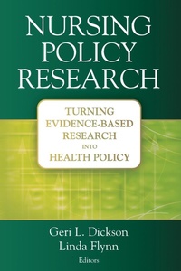 Abbildung von: Nursing Policy Research - Springer Publishing Company
