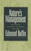 Cover: Nature's Management - University of Georgia Press