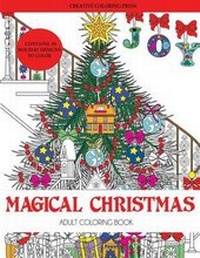 Enlarge image Cover: Magical Christmas Adult Coloring Book - Creative Coloring Press