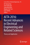 Cover: AETA 2016: Recent Advances in Electrical Engineering and Related Sciences - Springer