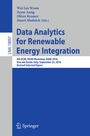 Cover: Data Analytics for Renewable Energy Integration - Springer