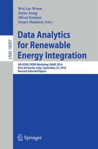Enlarge image Cover: Data Analytics for Renewable Energy Integration - Springer