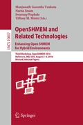 Cover: OpenSHMEM and Related Technologies. Enhancing OpenSHMEM for Hybrid Environments - Springer