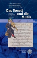 Cover: Das Sonett und die Musik - Universit&auml;tsverlag Winter