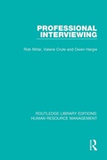 Cover: Professional Interviewing - Routledge