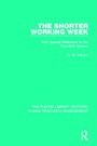 Cover: The Shorter Working Week - Routledge
