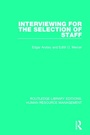 Cover: Interviewing for the Selection of Staff - Routledge