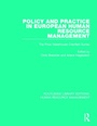 Cover: Policy and Practice in European Human Resource Management - Routledge