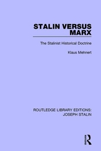 Enlarge image Cover: Stalin Versus Marx - Routledge