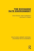 Cover: The Exchange Rate Environment - Routledge