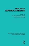 Cover: The East German Economy - Routledge