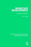 Cover: Monetary Management - Routledge