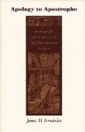Cover: Apology to Apostrophe - Duke University Press