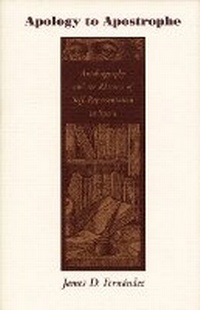 Enlarge image Cover: Apology to Apostrophe - Duke University Press