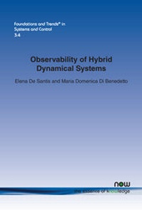 Enlarge image Cover: Observability of Hybrid Dynamical Systems - now publishers Inc