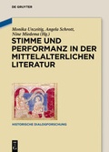 Cover: Stimme und Performanz in der mittelalterlichen Literatur - De Gruyter