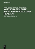 Cover: Wirtschaftslehre zwischen Modell und Realit&auml;t - De Gruyter Oldenbourg