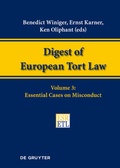 Cover: Digest of European Tort Law / Essential Cases on Misconduct - De Gruyter