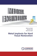 Cover: Metal Implants for Hard Tissue Restoration - LAP Lambert Academic Publishing