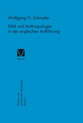 Cover: Ethik und Anthropologie in der englischen Aufkl&auml;rung - Meiner