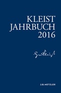 Cover: Kleist-Jahrbuch 2016 - J.B. Metzler