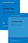 Cover: Proc&eacute;dure civile, vol. I & II (Set) - St&auml;mpfli Verlag AG