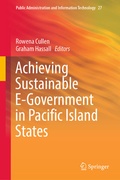 Cover: Achieving Sustainable E-Government in Pacific Island States - Springer